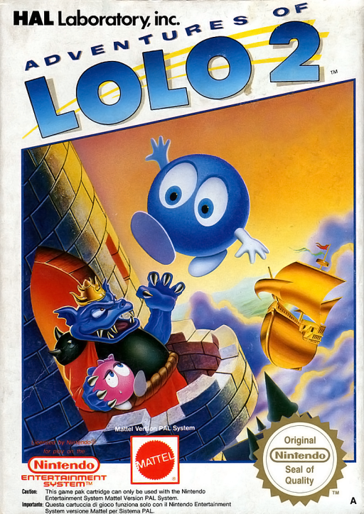 Adventures of Lolo 2 (Europe) (Virtual Console) box art